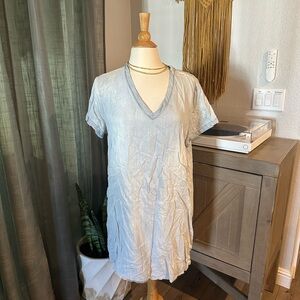 Velvet Heart Light Blue Midi Dress